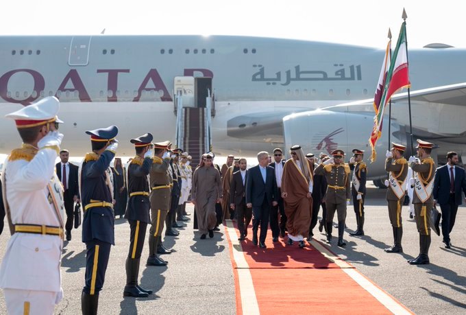 أمير قطر في إيران أمير قطر في إيران