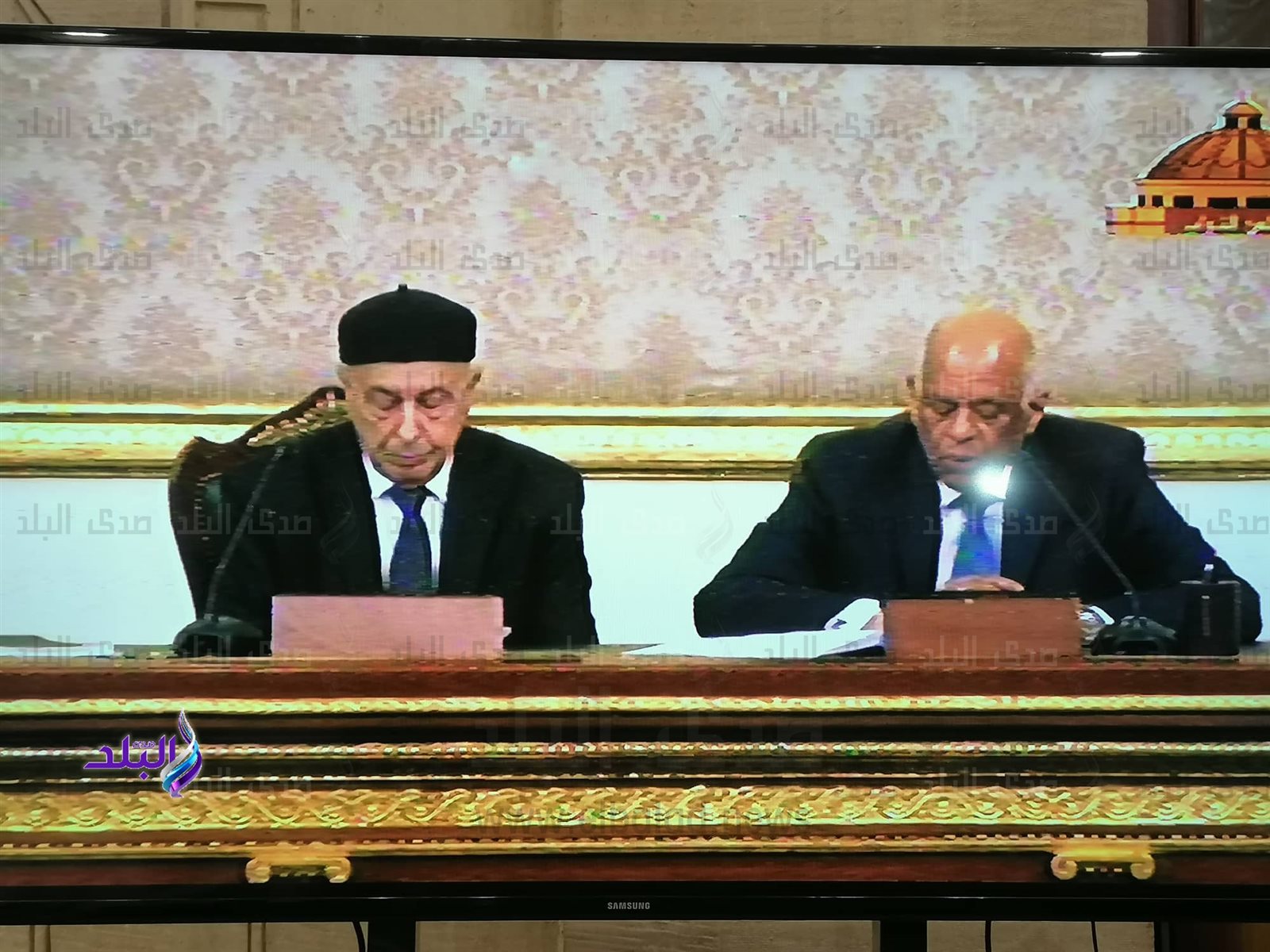 على عبد العال ورئيس النواب الليبى على عبد العال ورئيس النواب الليبى