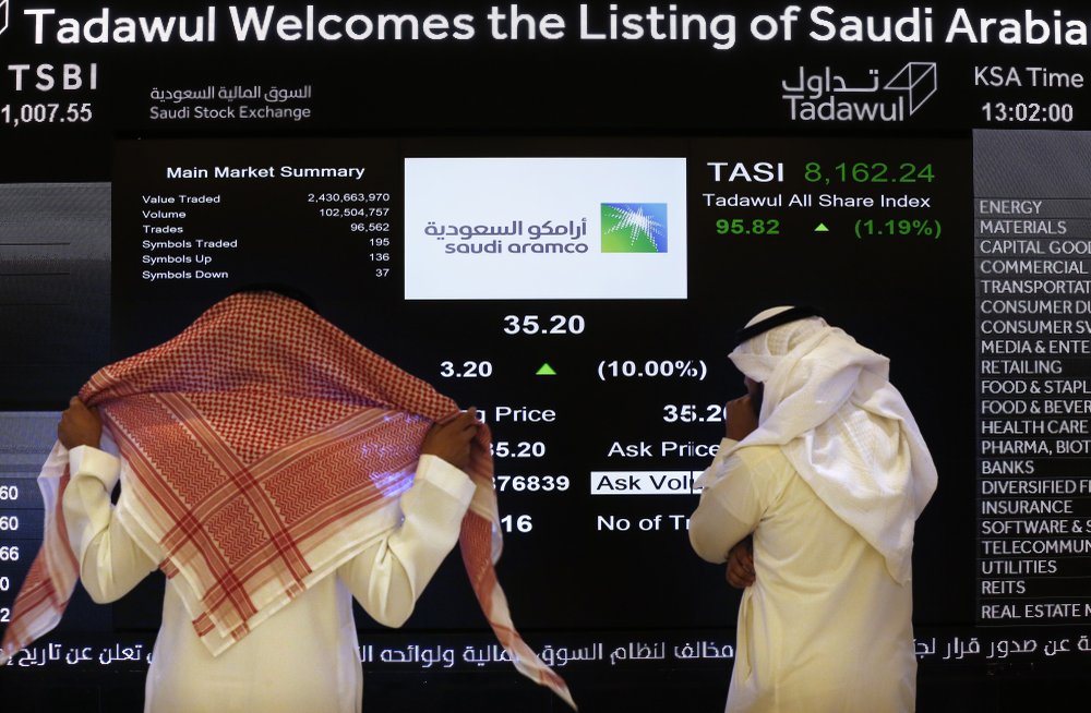 ارامكو في سوق تداول ارامكو في سوق تداول