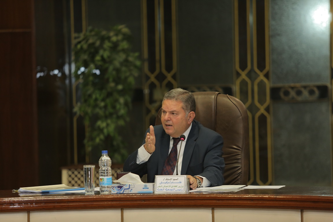 وزير قطاع الاعمال هشام توفيق 