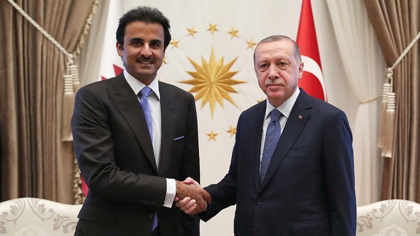 أردوغان - امير قطر تميم بن حمد