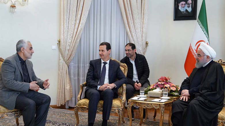 بشار الأسد - روحاني - قاسم سليماني بشار الأسد - روحاني - قاسم سليماني