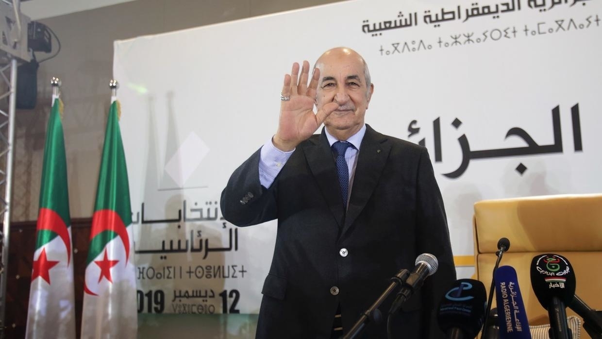 الرئيس الجزائري عبد المجيد تبون الرئيس الجزائري عبد المجيد تبون