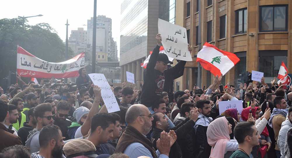 تظاهرات لبنان