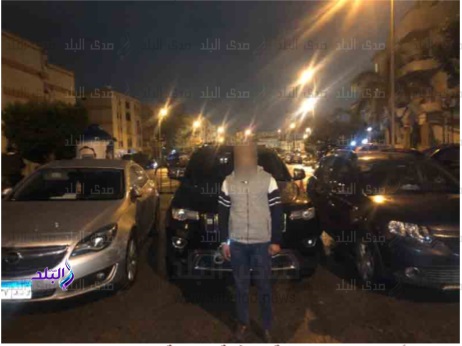 المتهم عقب ضبطه المتهم عقب ضبطه