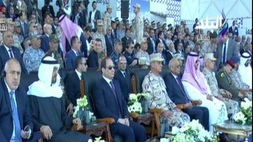 الرئيس عبد الفتاح السيسي خلال إقتتاح قاعدة برنيس العسكرية 
