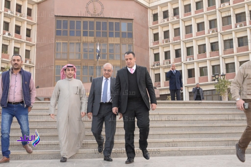 المستشار الثقافي لدولة الكويت الشقيقة يزور جامعة اسيوط
