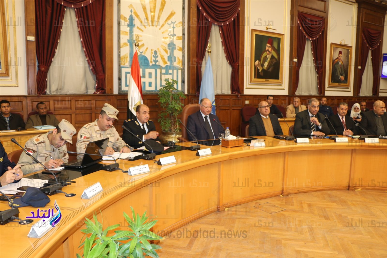  اللجنة التحضيرية للتدريب العملى المشترك صقر 60 