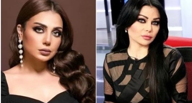 هيفا وهبى وابنتها زينب فياض 