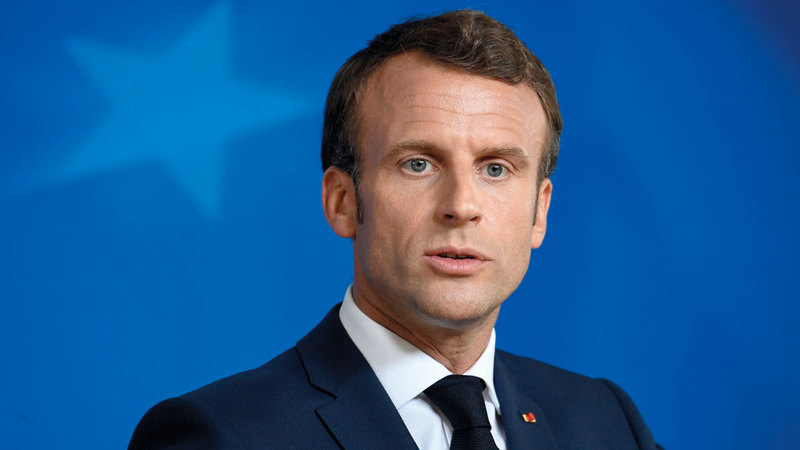 الرئيس الفرنسي إيمانويل ماكرون