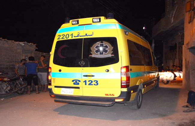 إصابة ٧ أشخاص في تصادم "ميكروباص وملاكي" بسوهاج