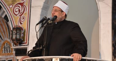وزير الأوقاف خلال خطبة الجمعة من مسجد ميناء بالغردقة