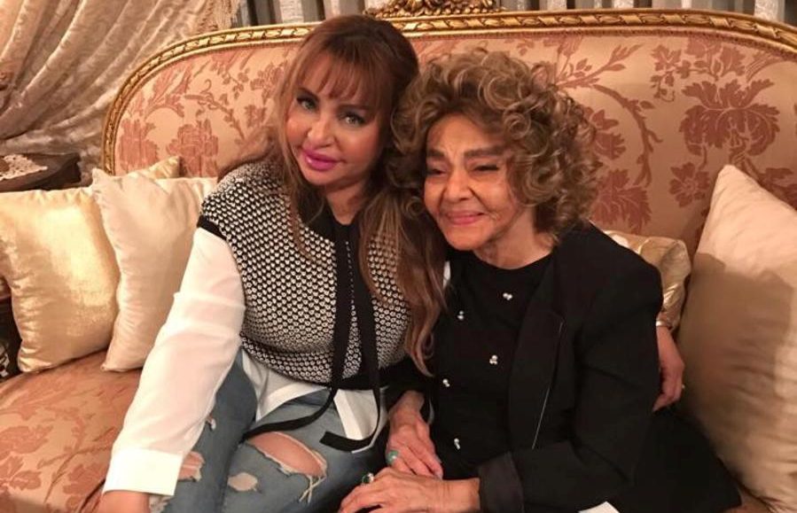 ماجدة الصباحي وابنتها