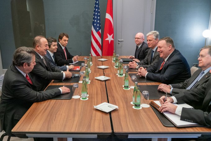 وزير الخارجية الامريكي ونظيره التركي