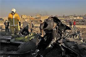 الطائرة الأواكرانية المنكوبة