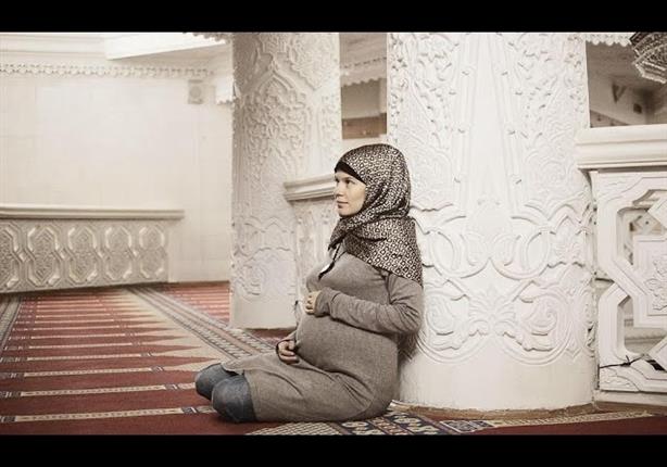 صلاة الحامل وهى جالسه