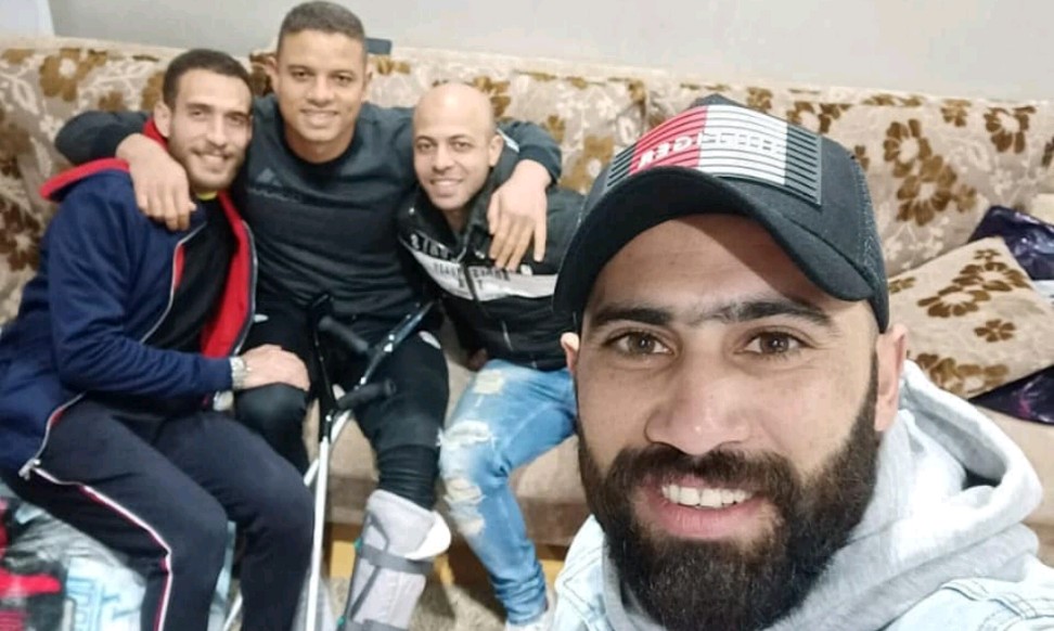 مصطفى عفروتو وهشام محمد وسعد سمير