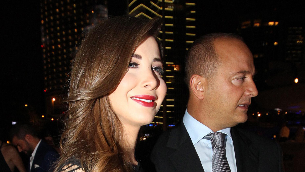 نانسي عجرم وزوجها نانسي عجرم وزوجها