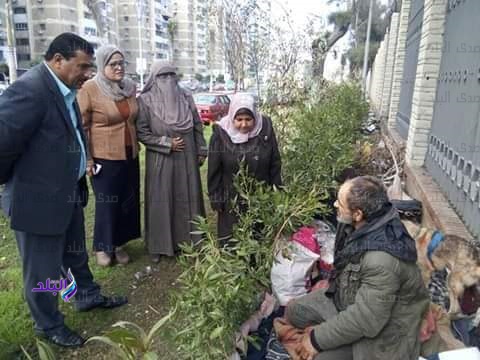 حملة لإنقاذ المشردين بشوارع الباسلة