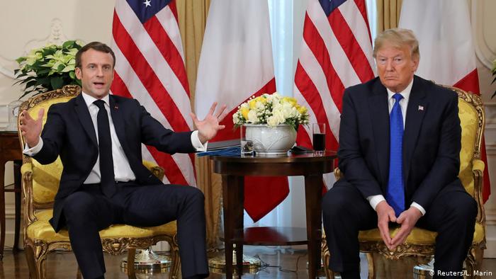 دونالد ترامب - ايمانويل ماكرون 