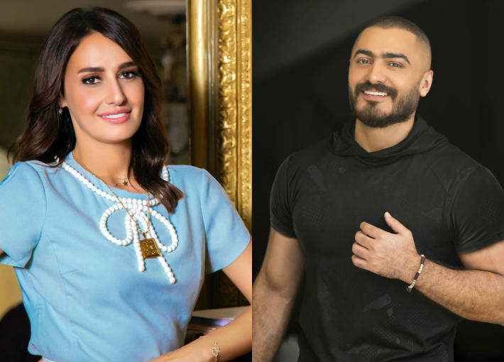 تامر حسنى وحلا شيحة 