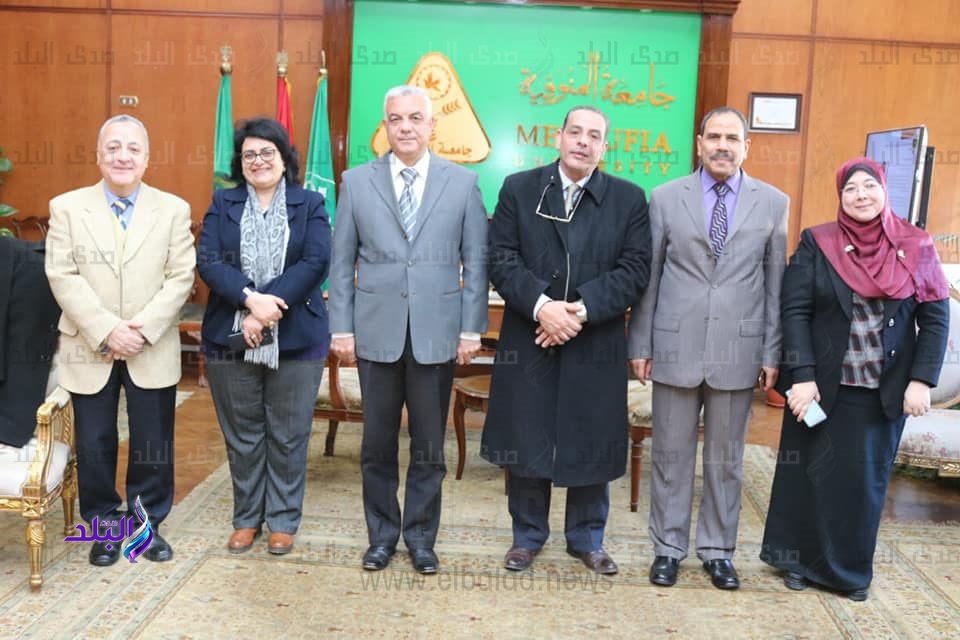 رئيس جامعة المنوفية يستقبل مستشار وزارة التضامن الإجتماعى رئيس جامعة المنوفية يستقبل مستشار وزارة التضامن الإجتماعى
