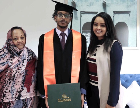 أول مهندس سودانى أصم فى الشارقة 