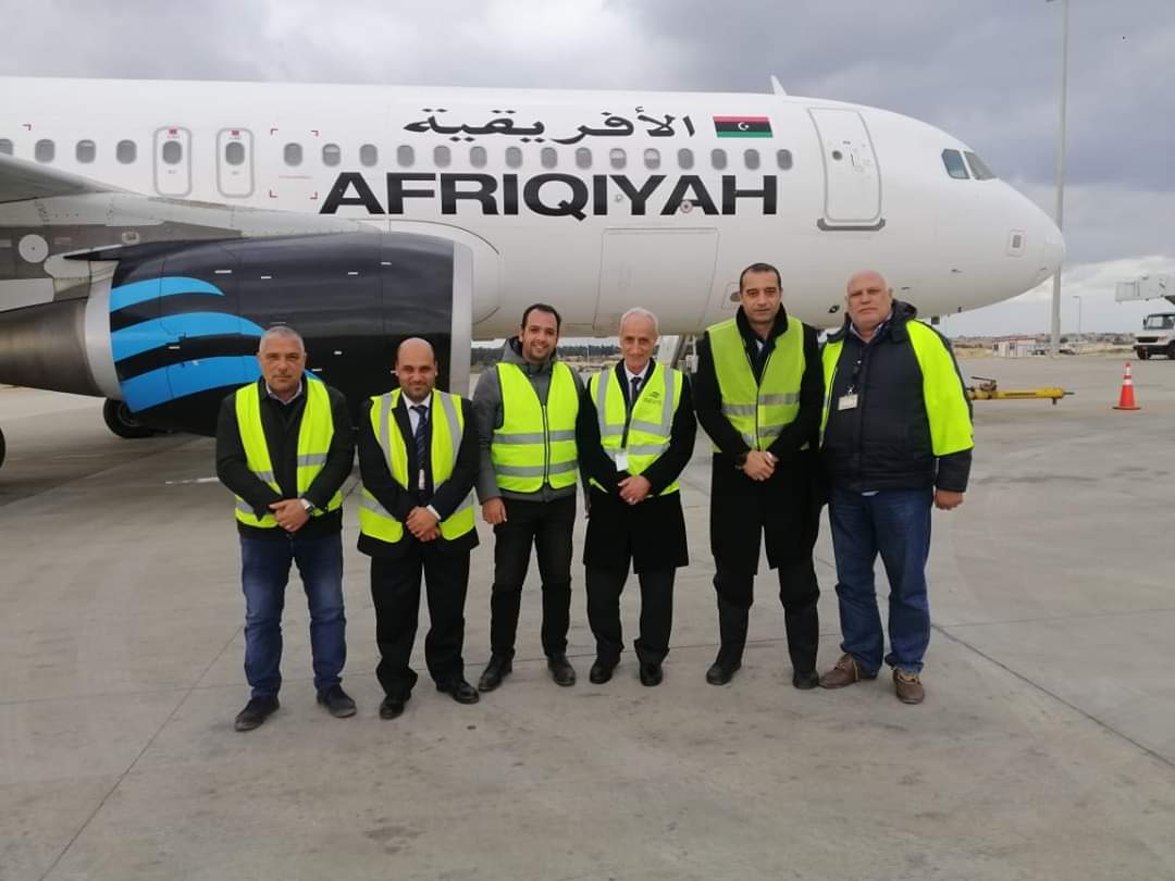 محطة الخدمات الأرضية بمطار برج العرب