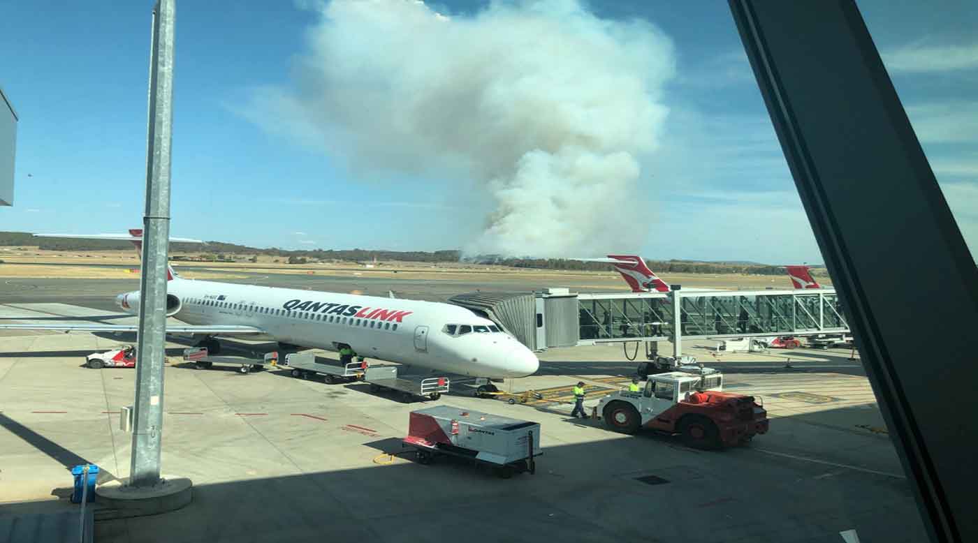 أستراليا تقرر إغلاق مطار كانبيرا