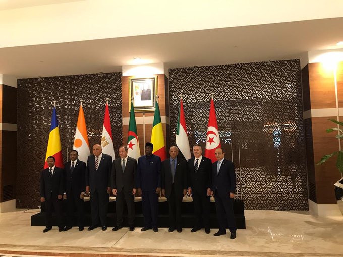 وزراء خارجية دول الجوار الليبي اليوم في الجزائر