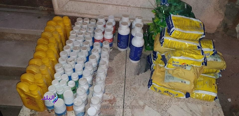 مبيدات زراعية مجهولة المصدر