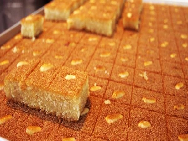 طريقة عمل البسبوسة