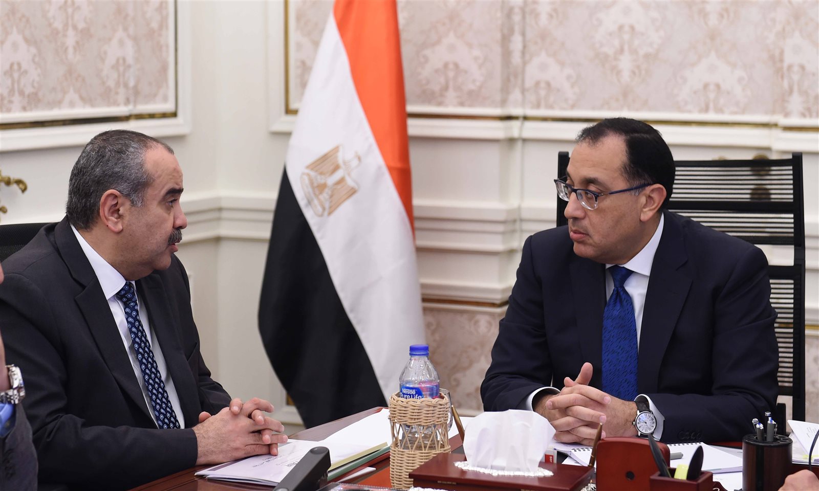 الدكتور مصطفى مدبولي ووزير الطيران المدني 