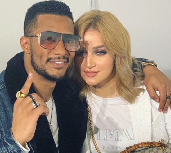 محمد رمضان وزوجته