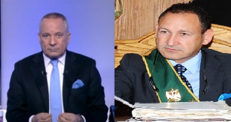 الإعلامى أحمد موسي والمستشار الدكتور محمد عبد الوهاب خفاجى ن