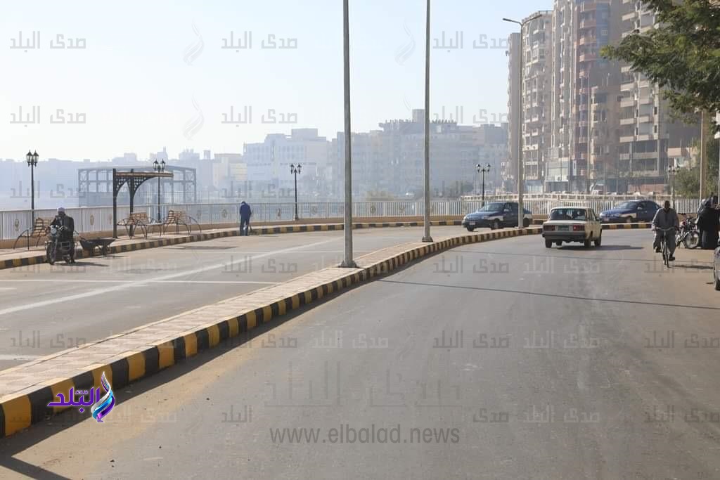 توسعة الكورنيش الغربي في سوهاج