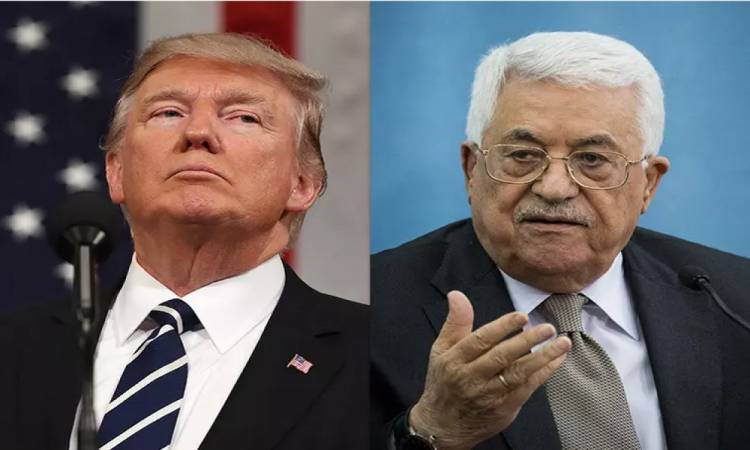 محمود عباس وترامب