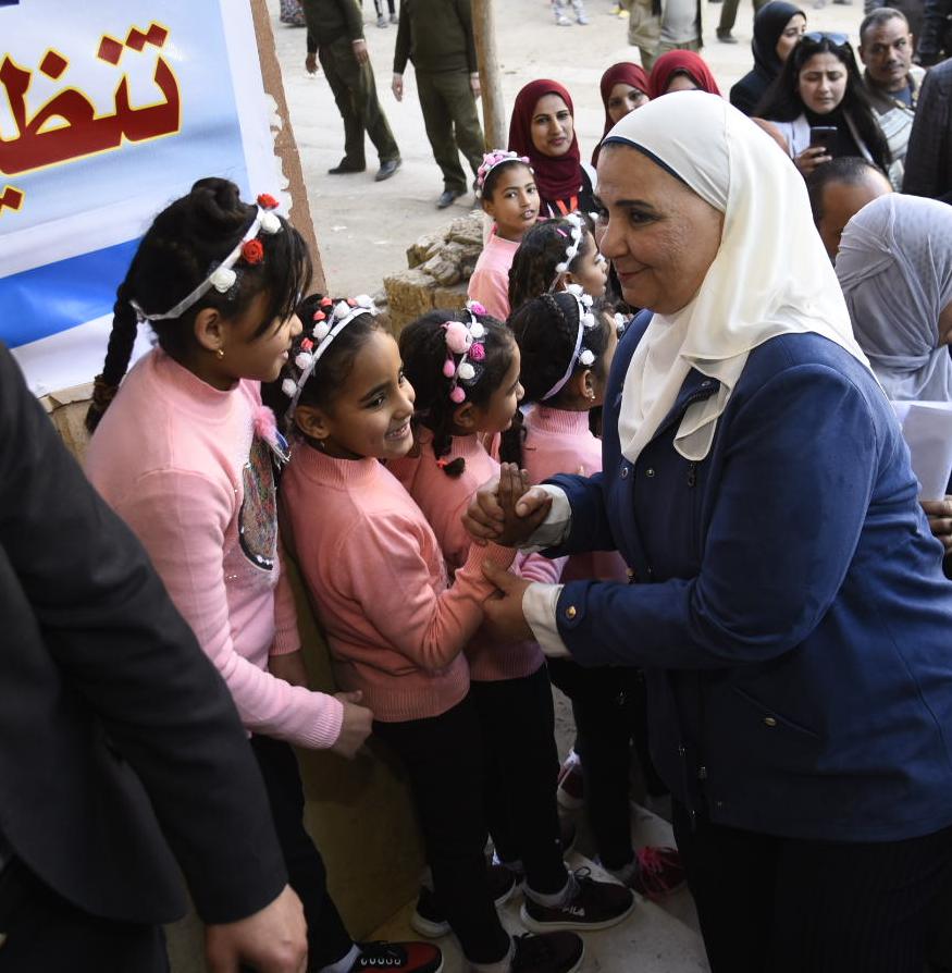  نيفين القباج وزيرة التضامن الاجتماعي