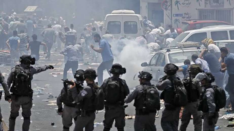 مواجهات بين فلسطينيين وقوات الاحتلال