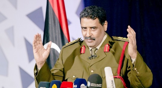 اللواء أحمد المسماري المتحدث بأسم قائد الجيش الليبي
