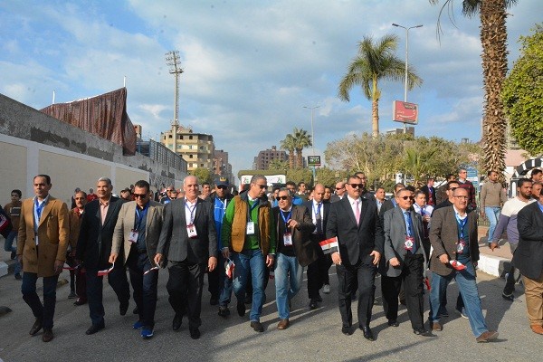 انطلاق كرنفال أسبوع فتيات الجامعات المصرية الخامس بالفيوم وم