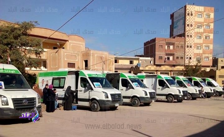 الصحة تنظم قافلة طبية شاملة لأهالي بيلا في كفر الشيخ.. صور