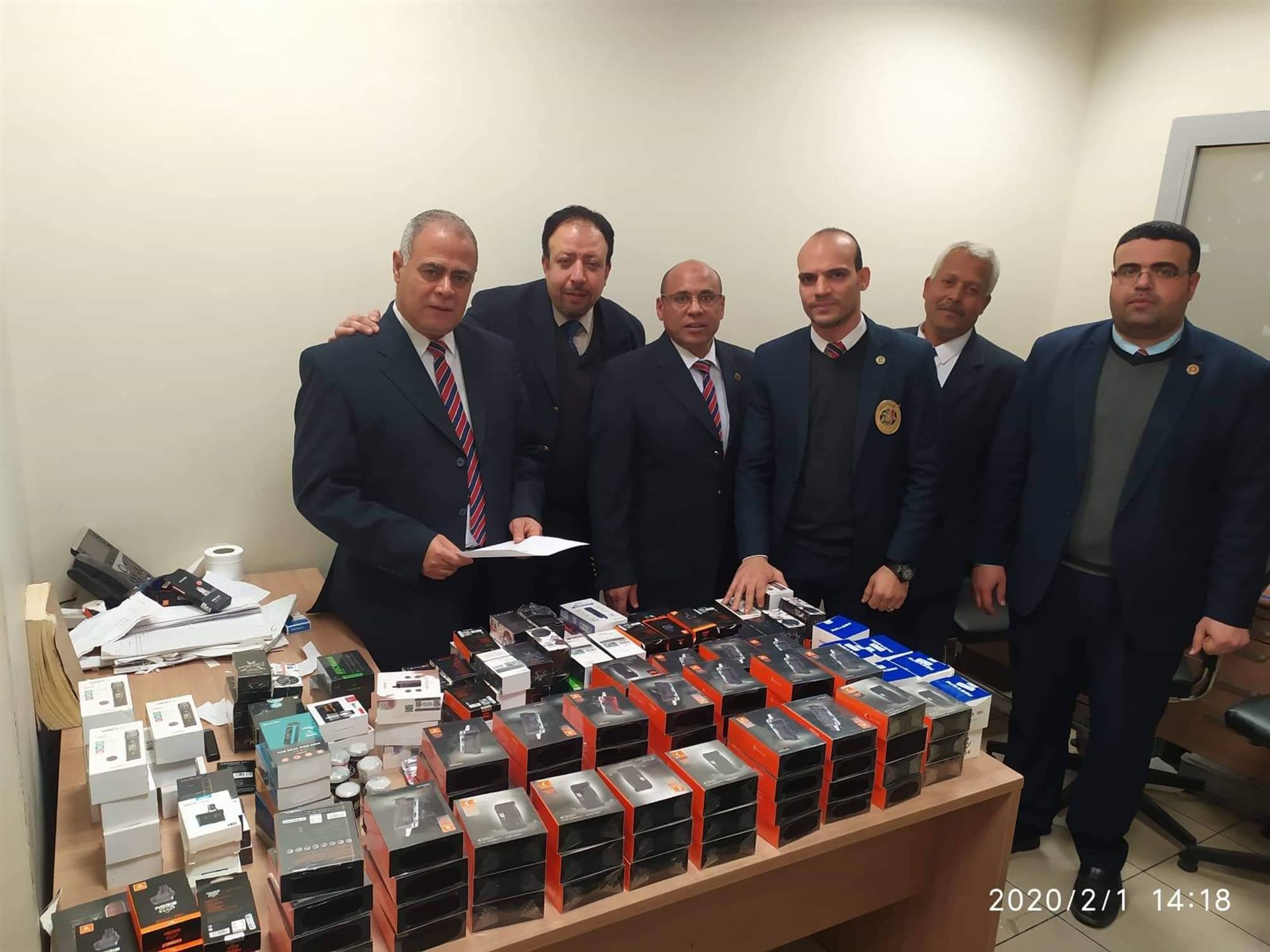 صورة من الضبطية