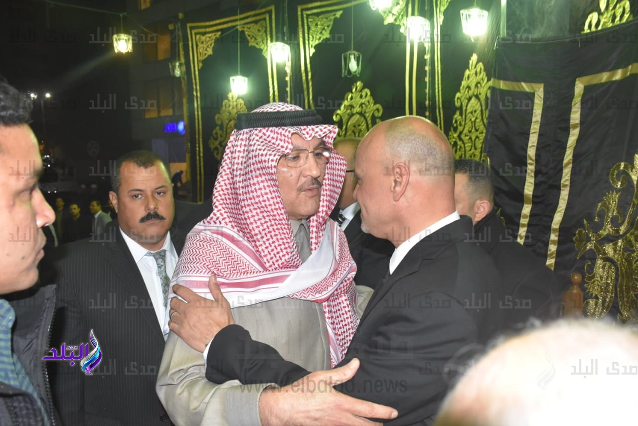 السفير السعودي في عزاء والد خالد ميري