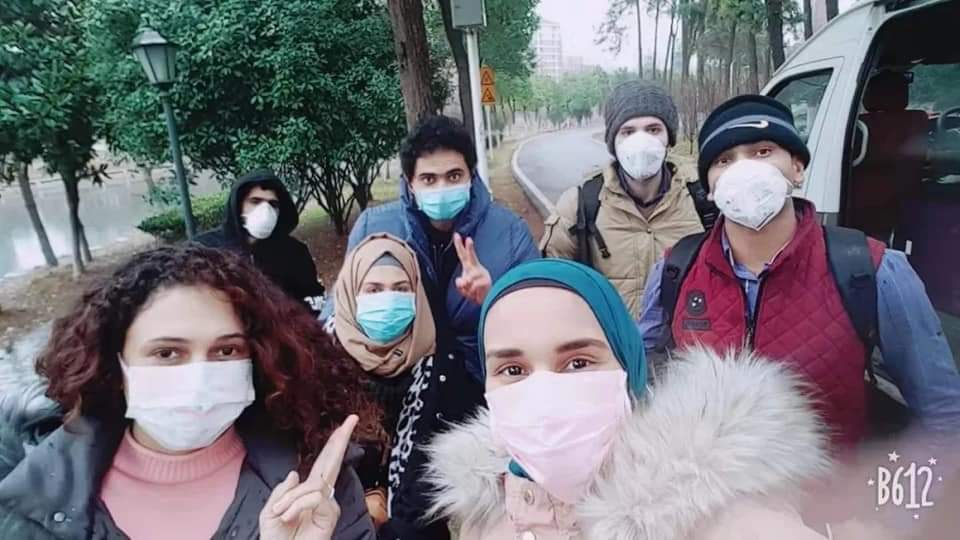 المصريين في ووهان الصينية 