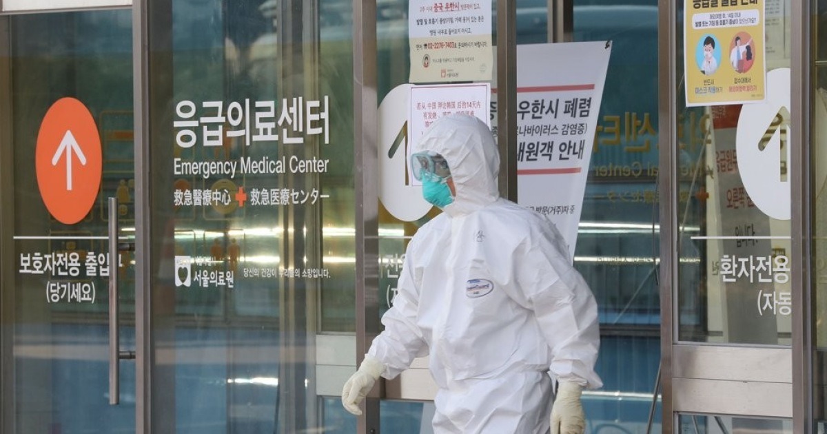 انشار فيروس كورونا في كوريا الجنوبية
