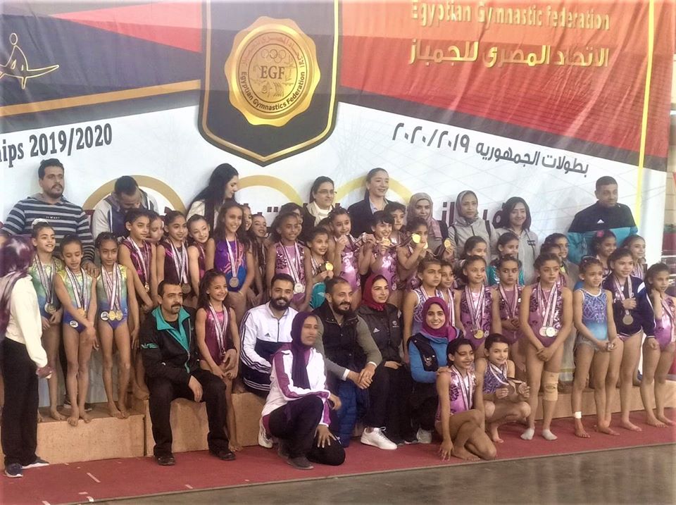  فريق الجمباز الفني آنسات بنادي سموحة
