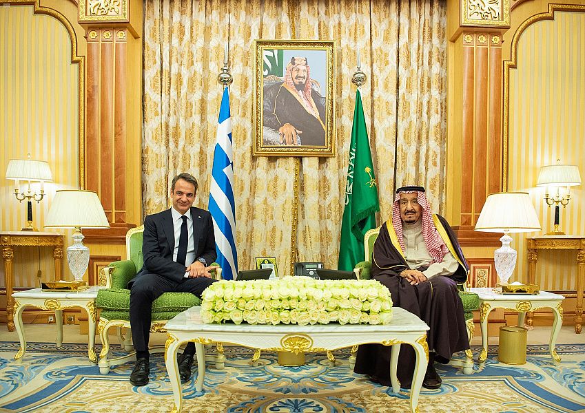 خادم الحرمين الشريفين ورئيس وزراء اليونان