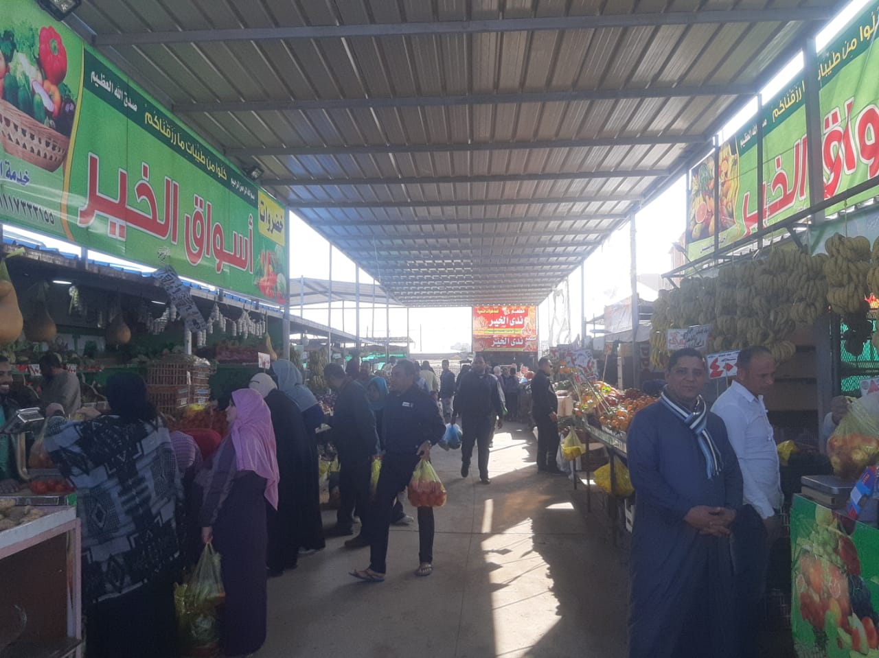 حملات لإزالة الإشغالات بالشروق 