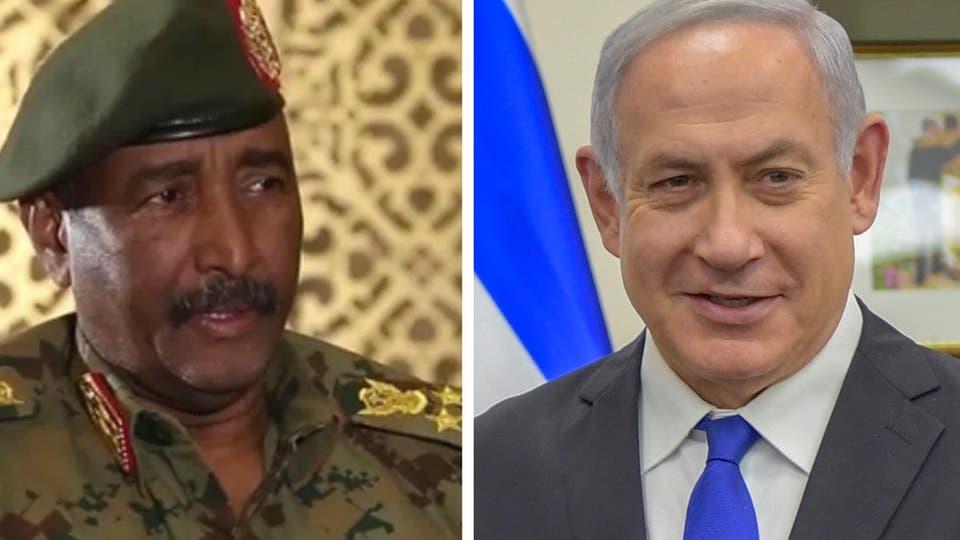 لقاء البرهان ونتنياهو